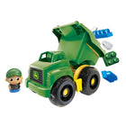 MEGA Bloks - Camion-benne John Deere-Gros camion-benne John Deere avec benne et personnage de chauffeur