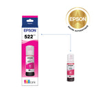 Epson - T522 Bouteille d’encre - Capacité standard - Magenta-Bouteilles de rechange à faible coût permettant d’économiser jusqu’à 80 % sur l’encre comparativement aux cartouches