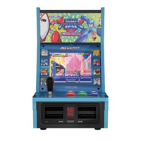 Evercade - Borne d’arcade de comptoir Alpha - Mega Man-Unité d’arcade de bar préassemblée dans le design officiel sous licence Capcom Mega Man