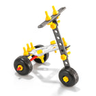 Miniland - MLE32657 Mécaniko - Ensemble de construction de véhicules - 191 pièces-L'ensemble est fabriqué en plastique durable et comprend une clé, des vis, des poulies, des écrous, etc.