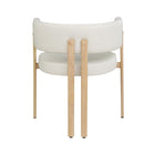 Brassex - Chaise de visite 738405 Brayden - ensemble de 2 - crème-Revêtement en tissu de qualité supérieure