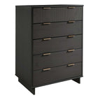 Manhattan Comfort - Granville commode et chiffonnier modernes - gris foncé - ensemble de 2-17,72 po L x 37,80 po l x 48,98 po H