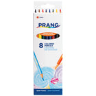 Prang - Crayons de couleur à gross mine - couleurs assorties - paquet de 8-Les crayons de couleur offre des couleurs vives et faciles à mélanger, et une pose douce