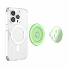 PopSockets - PopGrip pour MagSafe avec Anneau Adaptateur Magnétique - Rosée Matcha-Fonctionne comme un support pratique pour que vous puissiez regarder des vidéos à la volée