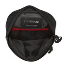 Edition22 - Signature Petit sac bandoulière - Noir-Poche intérieure en filet