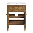 Modway - Elysian 24" Vanette de salle de bain - Brun blanc-8