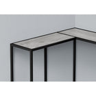 Monarch Specialties - 2156 Table D'Appoint - 36 po L/Gris/Console De Coin-3