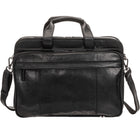 Mancini - Porte-documents à fermeture éclair pour portable 15.6 po / tablette Buffalo - 16.5po x 6po x 13po - Noir-Convient au portables jusqu’à 15.6 pouces