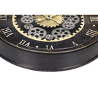 Monarch Specialties - Horloge - 20 po Rond - Mécanisme D'Engrenage - Horloge Murale - Brun - Transitionnel-Aucun assemblage n'est nécessaire, il suffit d'insérer 3 piles AA (non incluses) et de regarder la transformation de l'espace, même le plus petit, avec une touche décorative