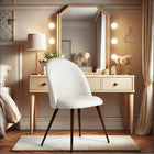 Homy Casa - Chaises d'accueil rembourrées - Lot de 2, tissu beige-Tissu durable et résistant à l'abrasion pour un entretien facile et une utilisation à long terme.