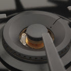 Kucht - 30 po Série KFX-X Cuisinière Pro Style au gaz propane - Acier inoxydable/Blanc-Grilles en fonte robustes pour déplacer les ustensiles sans les soulever