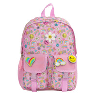 Jump - Sac à dos patch pal - rose-3 attaches velcro supplémentaires incluses