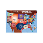 Masterpieces Puzzle Company - Carte de ligue NFL casse-tête de 500 pièces-1+ Joueurs