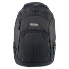 Tucci Italy - Sac à dos Cyclist Laptop - Moyen - Noir-Convient jusqu’aux portables de 16" – Un compartiment rembourré protège votre appareil