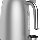 Salton - bouilloire numérique NuRetro 1,7 l - argent métallisé- S’arrête automatiquement à 100 °C/212 °F et dès que le réservoir est vide pour une sécurité accrue et une plus grande tranquillité d’esprit.