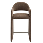 Modway - Talia 41 pouces Tissu rembourré Tabouret de bar - Moka-Arrivée entièrement assemblée