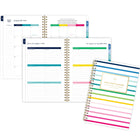 AT-A-GLANCE - Agenda scolaire hebdomadaire/mensuel bande joyeuse Emily Ley Simplified 2025-2026 - 8 1/2 po H x 5 3/8 po l - multicoloure - bilingue-Comprend également les jours fériés, 1 page de notes, 2 calendriers de référence et 2 pages de planification future