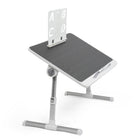 ShoppingAll - Bureau pliable portable réglable avec fente pour tablette et tiroir - Noir-Rangement Pratique: Comprend un tiroir latéral pour ranger soigneusement vos accessoires, ainsi qu'un rebord d'appareil détachable et mobile.