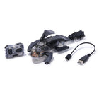 Hex Bots - Dragon télécommandé - Couleurs assorties-BATTERIES RECHARGEABLES INCLUSES Livré avec 2 batteries au lithium rechargeables et 1 câble USB, pour des heures et des heures de jeu continu avec ces créatures rampantes HEX BOTS !
