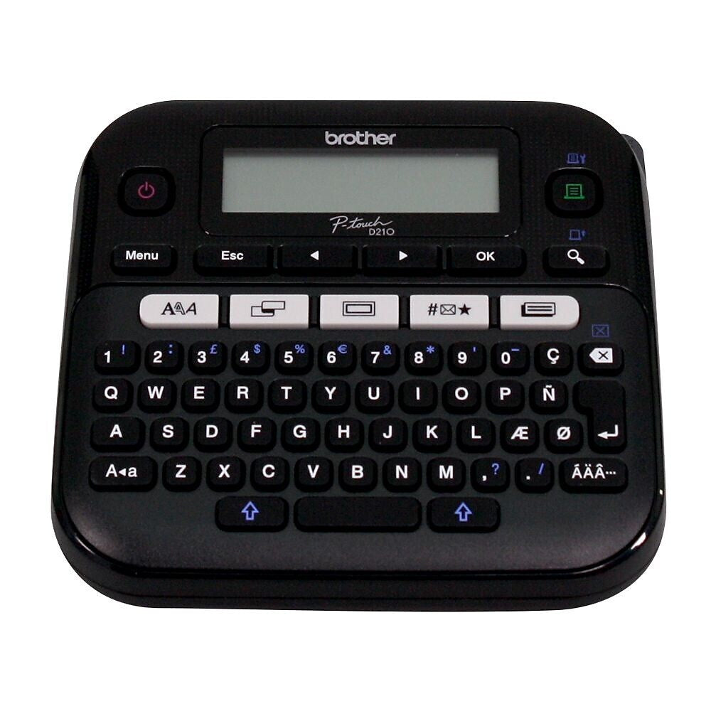 Brother Étiqueteuse PTouch PTD210BK facile à utiliser