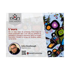 Oscardo - Portefeuille à deux volets Bear de John Rombough-Rangement organisé - Comprend 4 fentes pour cartes, 2 compartiments et 1 fente pour photo pour les essentiels et effets personnels