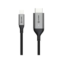 ALOGIC - Câble Mini DisplayPort vers HDMI Ultra 2 m - Gris sidéral-Écran 4K haute définition - Le câble actif Ultra Mini DisplayPort vers HDMI est conçu pour prendre en charge une résolution maximale de 4K à 60 Hz. Compatible HDMI 2.0, il prend en charge la véritable ultra haute définition 4K à 60 Hz. Il supporte une bande passante allant jusqu'à 18 Gbit/s, ce qui le rend idéal pour les jeux haute résolution ou le montage vidéo.