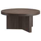Hudson&Canal - Table basse ron Holm 32" L - Brun aulne-Un design scandinave contemporain pour votre salon, votre bureau et plus encore