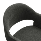 Modway - Talia 41 pouces Tissu rembourré Tabouret de bar - Fusain-8