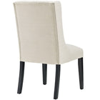 Modway - Baronet Tissu Chaise à manger Ensemble de 4 - Beige-Capsules de pied non marquées