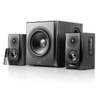 Edifier - S351DB Enceintes d'étagère Bluetooth avec caisson de basses de 8 po - Noir-Les basses profondes et riches sont le point fort de cette unité de basse de 8 pouces