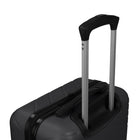 Reebok - Valise de cabine à coque rigide 21.50po de la collection Repetition - Noir-Double roulettes pivotantes à 360 degrés pour un roulement fluide et silencieux (8 roues)