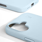 Ideal of Sweden - Étui Silicone MagSafe Bleu Clair pour iPhone 16-Surface agréable au toucher et facile à saisir