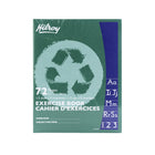 Hilroy - Cahier d'exercices, ordinaire 1/2, à interligne 1/2, 9 1/8 po x 7 1/8 po, 72 pages-Trouver le sujet que vous cherchez est encore plus simple grâce aux couleurs différentes des couvertures