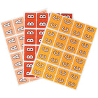 Oxford – Étiquettes alphabétiques compatibles Datafile, « N », rouge, paq./240 -1 1/4 larg. x 15/16 haut. (po)