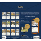 Lang - 2026 Four Seasons Calendrier Mural Deluxe Mensuel - 30,5 cm l x 30,5 cm H - Anglais-Papier élégant gaufré façon lin