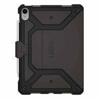 UAG - Étui Robuste Metropolis SE Folio iPad 10.9 2022, Noir-Testé pour les environnements médicaux (le boîtier UAG peut être désinfecté à plusieurs reprises avec des lingettes et des désinfectants de qualité médicale sans altérer l'intégrité du boîtier.)
