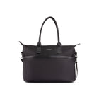 Bugatti - Collection Essential Business Business Tote bag avec un étui à crayon à l'intérieur - 15.6 po - Noir-Fabriqué de polyester résistant et de bandes en cuir synthétique