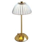 Xtricity - Lampe de table tactile LED portable Versailles - Or-Source lumineuse DEL intégrée pour un éclairage écoénergétique
