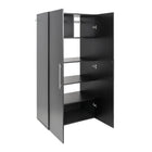 Prepac - Grosse armoire accrochable HangUps de 36 po - noir-Dimensions finies : L 36 po X H 72 po X P 20 po 27 pieds cubes 765 L de rangement