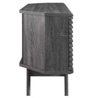 Modway - Render 46 po Meuble TV d’angle, Fusain-Portes coulissantes