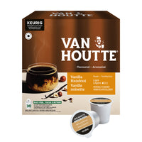 Van Houtte - Café à saveur de vanille noisette, torréfaction légère, capsules K-Cup - paquet de 30-Café aromatisé