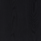 Hudson&Canal - Table d'appoint ronde cannelée Isa de 56 cm de large, finition grain noir-Dimensions du produit : 22" L x 22" l x 22" H