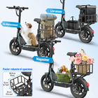 Gyrocopters - Trottinette électrique Zeno 2.0 pour adultes et adolescents - Vitesse 32 km/h - Autonomie 40 km - Application - Noir-Le Zeno 2.0 est équipé de série de feux avant et arrière à LED haute intensité et de clignotants intégrés