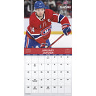 DateWorks - Calendrier Mural 16 Mois 2025 Canadiens de Montréal - 12 po x 12 po - Bilingue-Des Sports
