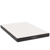 Modway - Aveline 6 po Matelas complet-Mousse à mémoire de forme infusée au gel de 1,5 po