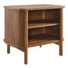 Modway - Cadence Ouvre Table de chevet, Noyer-Table de chevet polyvalente