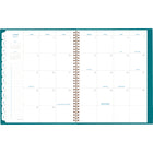 AT-A-GLANCE - Agenda scolaire hebdomadaire/mensuel Signature Lite 2024-2025 - 8 3/8 po x 11 po - sarcelle - anglais-9