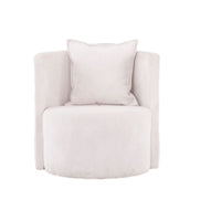 Brassex - Chaise d'appoint 723649 Callan - blanche-Style contemporain