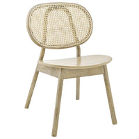 Modway - Malina Fauteuil d’appoint de salle à manger - Gris-CHARME DE FERME MODERNE – Vous transportant au moment du déjeuner dans un café chaleureux, cette chaise à manger allie charme ferme moderne au style côtier, créant un design aérien avec des détails arrondis