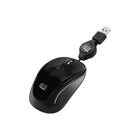 Adesso - iMouse S8B - Souris filaire RGB USB - noire-Souris RGB filaire USB avec câble rétractable